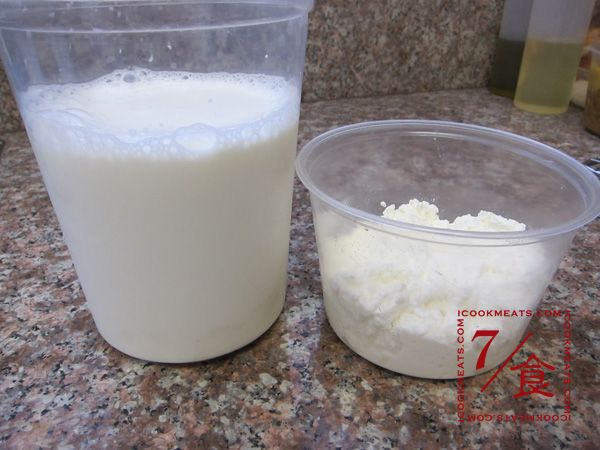 總計3杯份量的牛奶/奶油可得1杯左右的Ricotta起司，如果不立即食用，可在冰箱冷藏至3天。