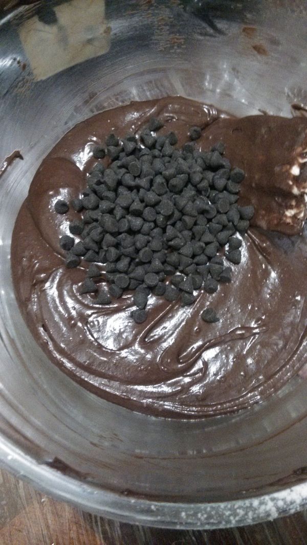 最後加入可可豆