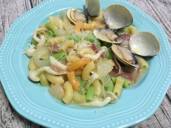 好吃的奶油通心粉開動囉！