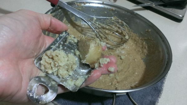 現磨新鮮薑泥加入