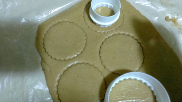 選取自己喜歡的模型，壓出中空的餅乾