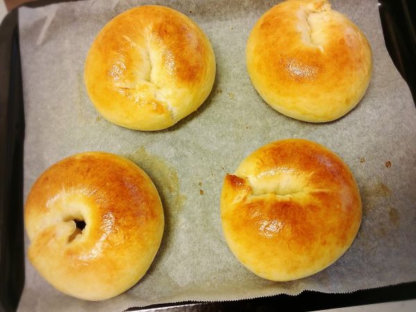 出爐就是香味十足貝果囉