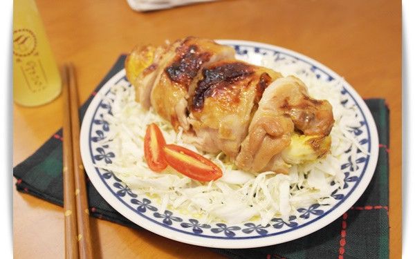 香噴噴~~烤雞玉子捲^^