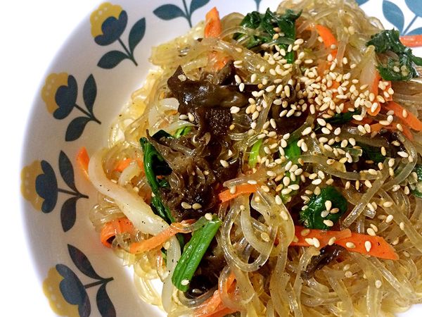 ㄧ道好吃的韓式雜菜完成。