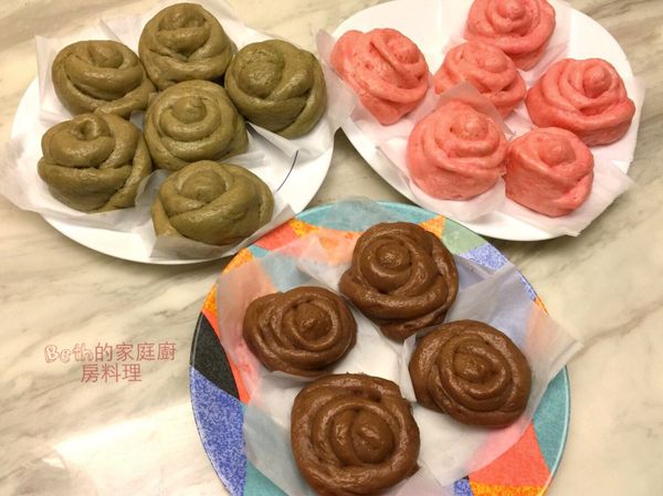 又做了一次：有巧克力、抹茶、草莓口味