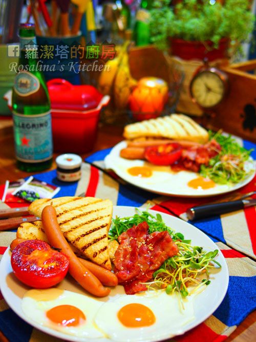 英式早餐還有另外一道菜是"茄汁燉豆"，很多人不能接受這道菜的味道，如果您也不喜歡，那就省略他吧。