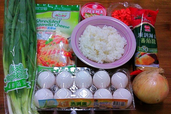 準備所有食材。