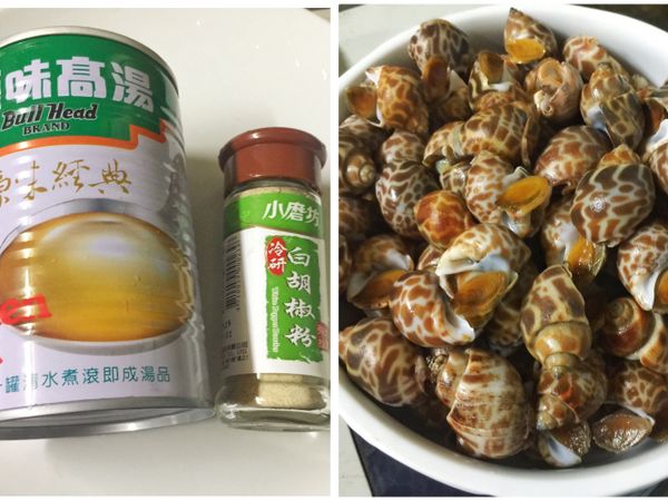 將鳳螺洗淨倒入鍋中