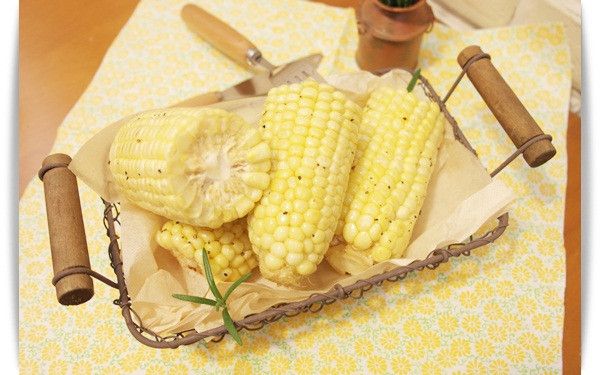 香噴噴「奶油玉米」用北海道水果牛奶玉米製作超快速又好吃的呢 ♡