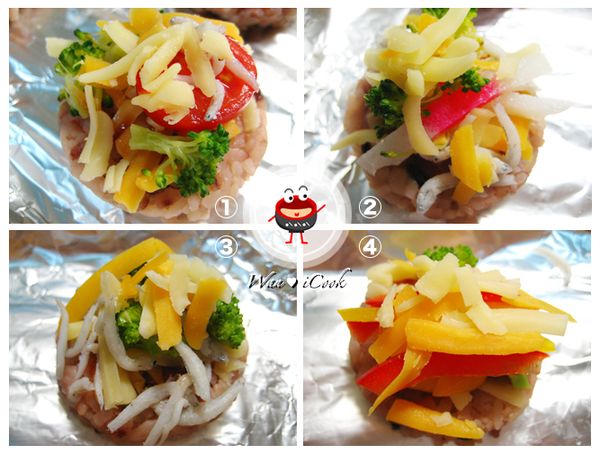 配料可隨意更換，例如用魚板、彩椒、泡菜、玉米粒、蛋皮絲...