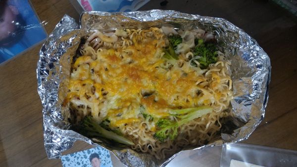 披薩絲焗烤上色即香氣四溢囉！^_^