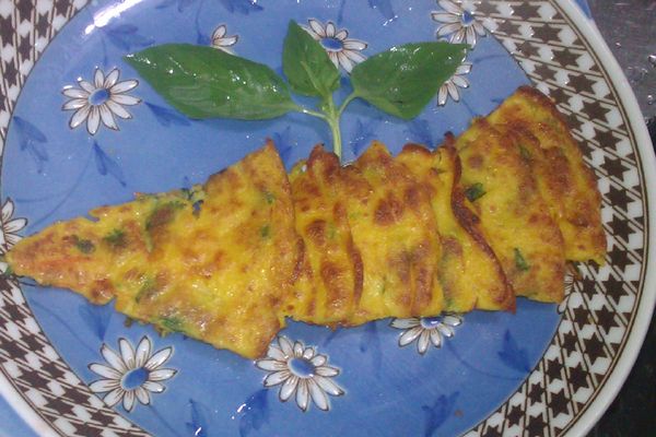 南瓜的香氣夾帶著香菜氣味完全融合,微微酥脆的口感真的好吃！