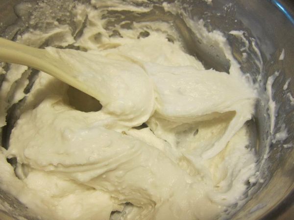 攪成這樣沒顆料就完成了