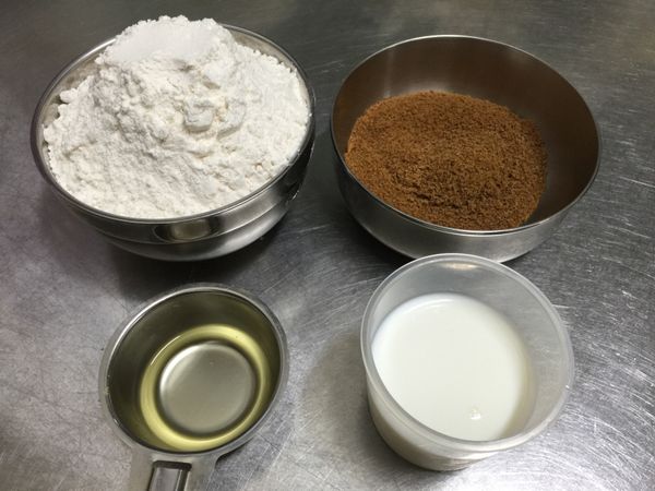 [芝麻麵團食材]