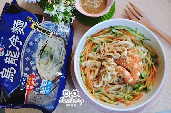 夏天就愛這一味!大口享受QQ彈彈的麵及香濃的胡麻醬香。
