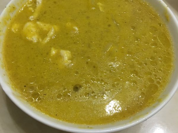 水煮雞胸肉肉丁

拌入煮滾的洋蔥秀珍菇南瓜濃湯
再將兩片起司
放入湯內攪拌均勻
（讓起司融化）

放置10分鐘後上桌