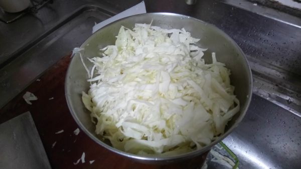 高麗菜細切絲