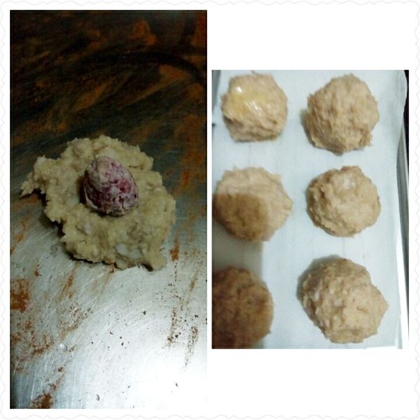 每糰包入各1粒草莓潤果，共6粒。