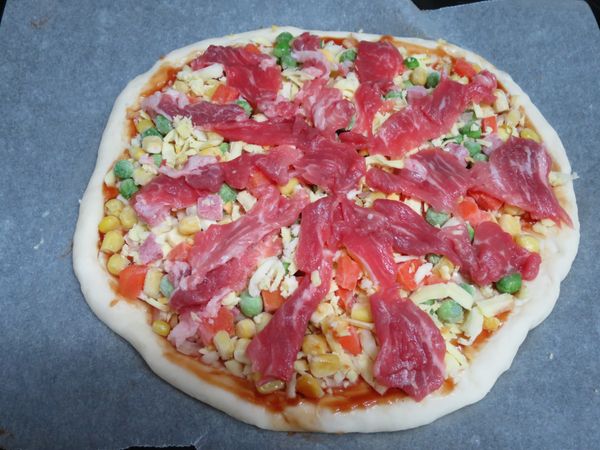 排入新鮮梅花肉片(薄的)