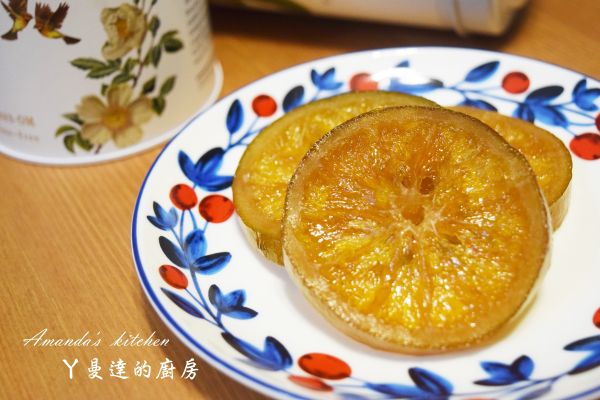 晶瑩剔透的橙片，好有成就感，大家可以試用不同品種的橙類來做，感受還是不同喔!!!