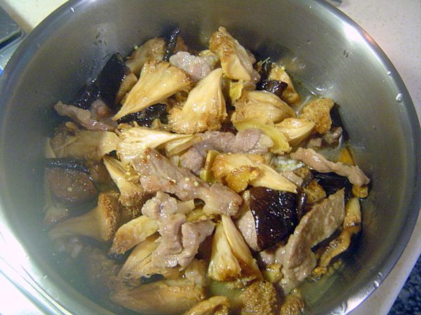 4. 再將(2)炒好的配料加入