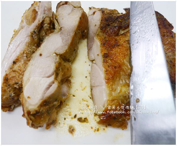 成品完成後切開可以看到相當的多汁