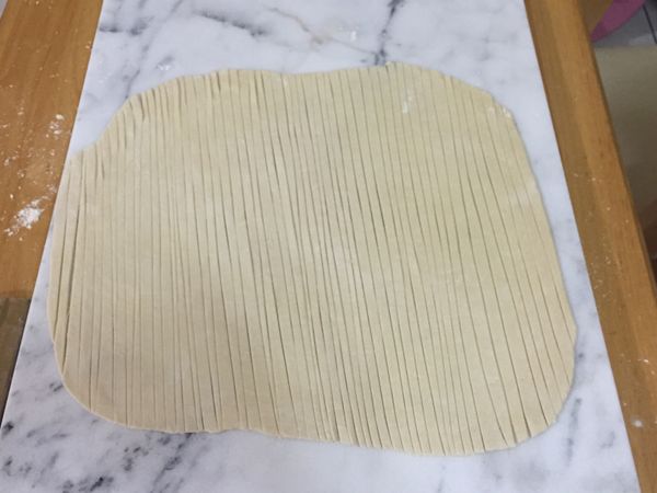 盡量保持麵條粗細一致