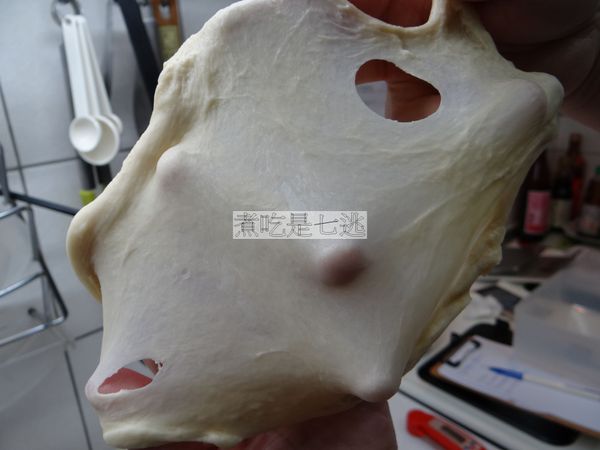 麵糰筋性，已經形成