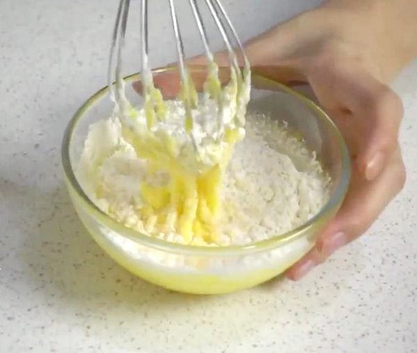 混合剩下的原料