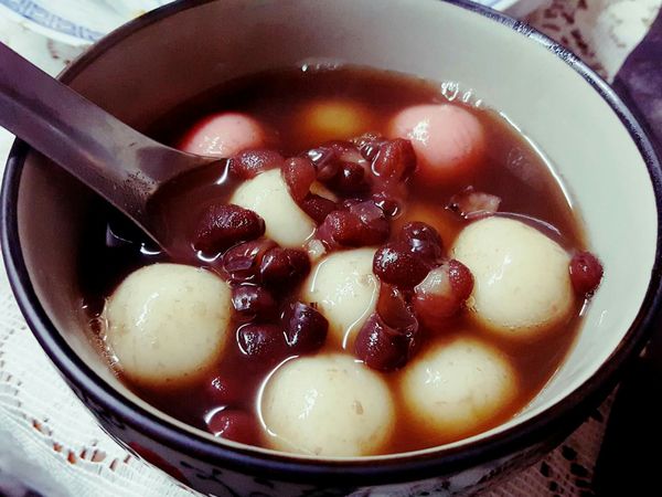 美味的紅豆湯圓完成~~~