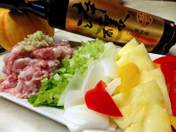 所有的食材準備好