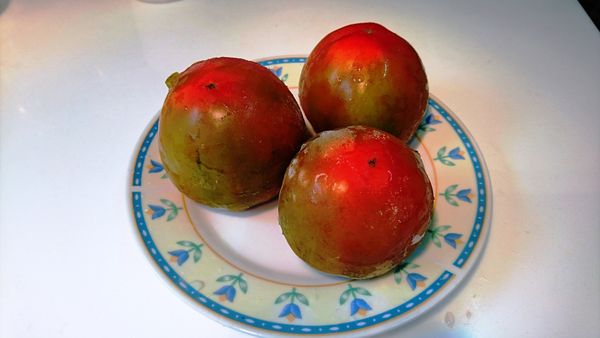 蕃茄洗乾淨,去蒂,冷凍