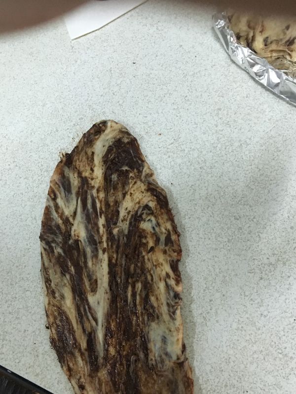 來回操作3.4次，最後朔型成長條型。