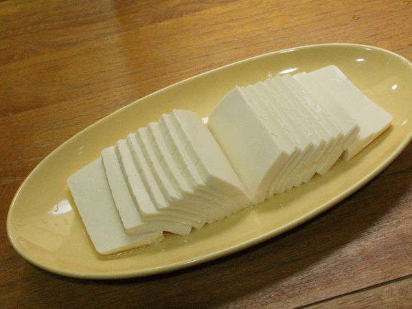 豆腐切片