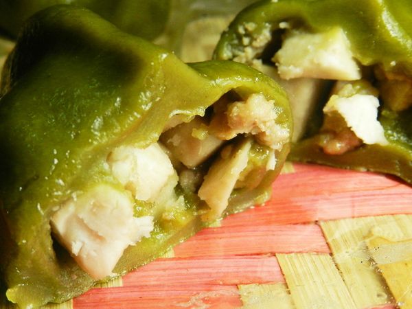 外皮Q，芋頭也有鬆喔，做好後拿出去請大家吃，大家一直說讚，婆婆就好開心~