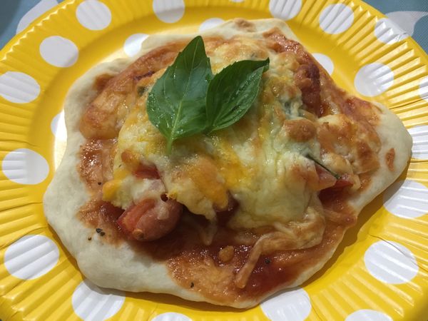 登登
出爐～喜歡九層塔的可以放個兩片提味。