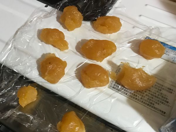 鳳梨餡也分割10等份