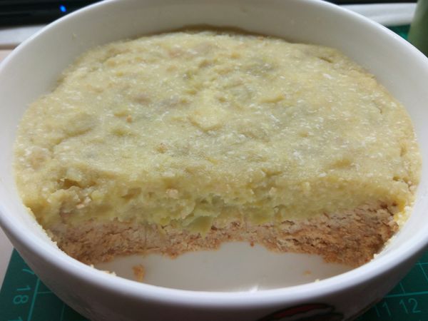 就完成了地瓜派囉！