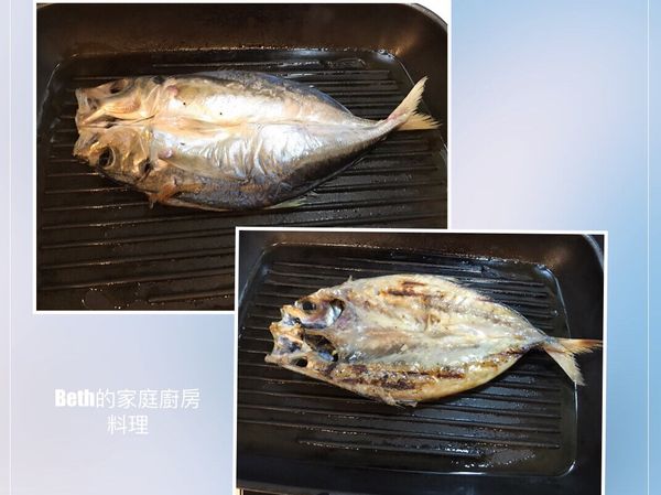 食用時不用解凍，在鍋子裡放2大匙油，中小火將魚的兩面煎熟，約15-20分鐘即可