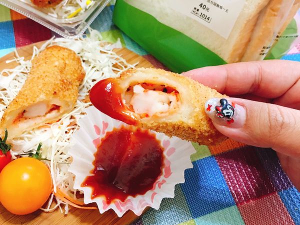 沾一點番茄醬就很好吃了