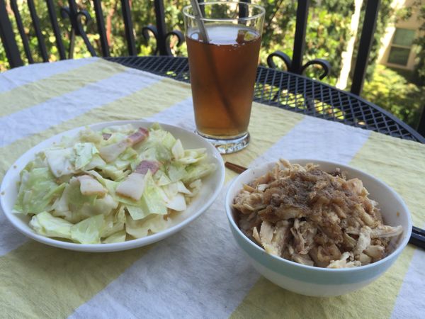 美味雞肉飯完成