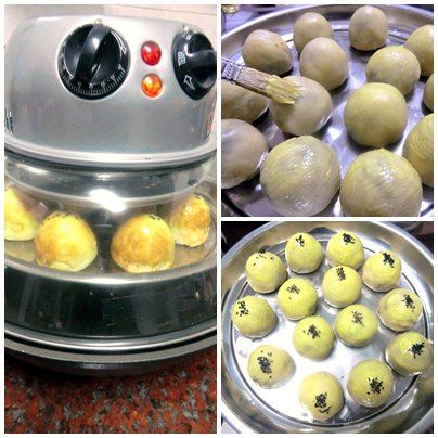 步驟9 包好後擺盤!!塗上蛋液(記得塗兩次)之後在撒上芝麻!! 烘烤170-150度10-8分鐘!!