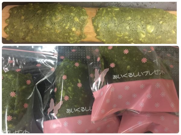 出爐後趁熱放在桿麵棍上做出彎度，也可以直接放涼即可。
放涼後馬上放入保鮮盒或袋子防潮。