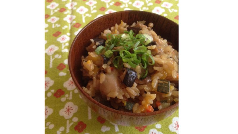 KURI's│南瓜鮮菇炊飯