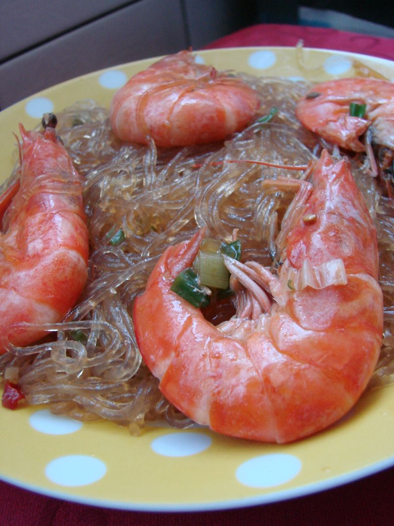 ~鮮蝦粉絲煲~