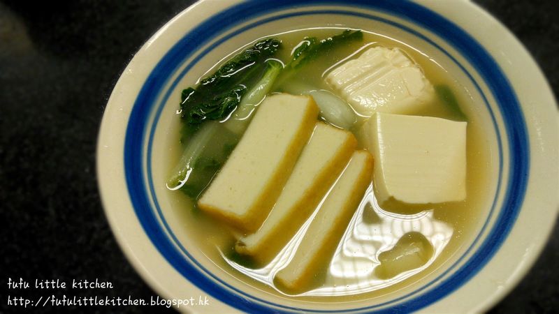炸魚片白菜湯