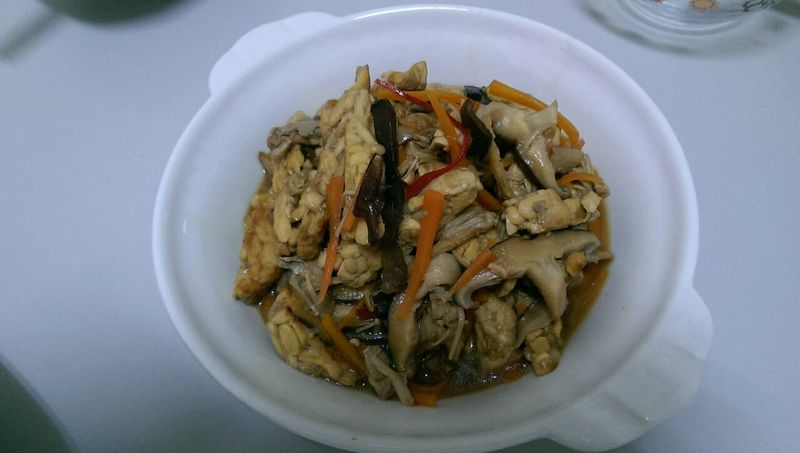 紅燒百菇天貝(全素可食)