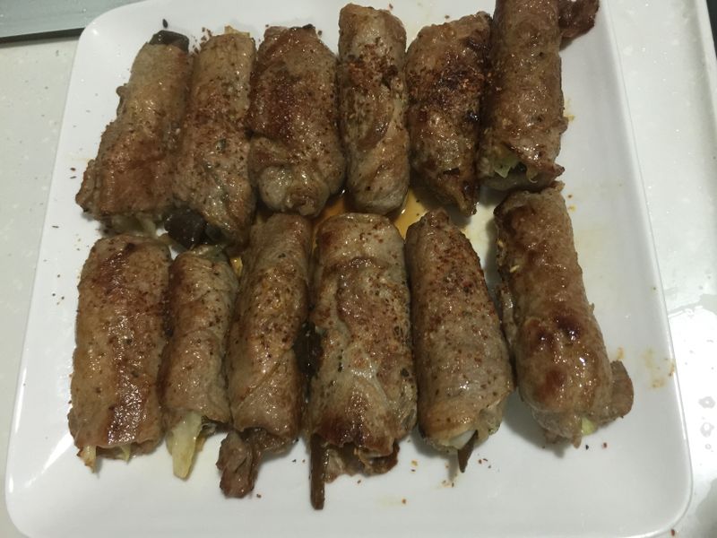 剝皮辣椒卷