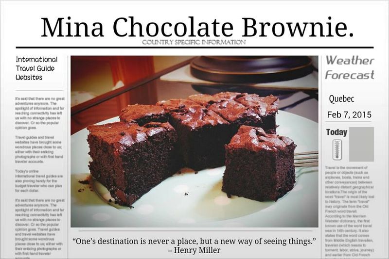 ღMinaღ Brownie. 布朗尼.