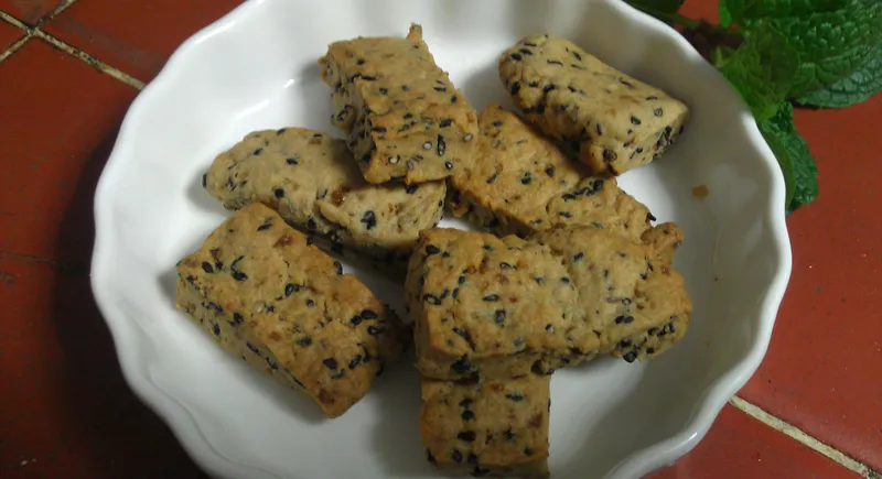 黑芝麻酥餅